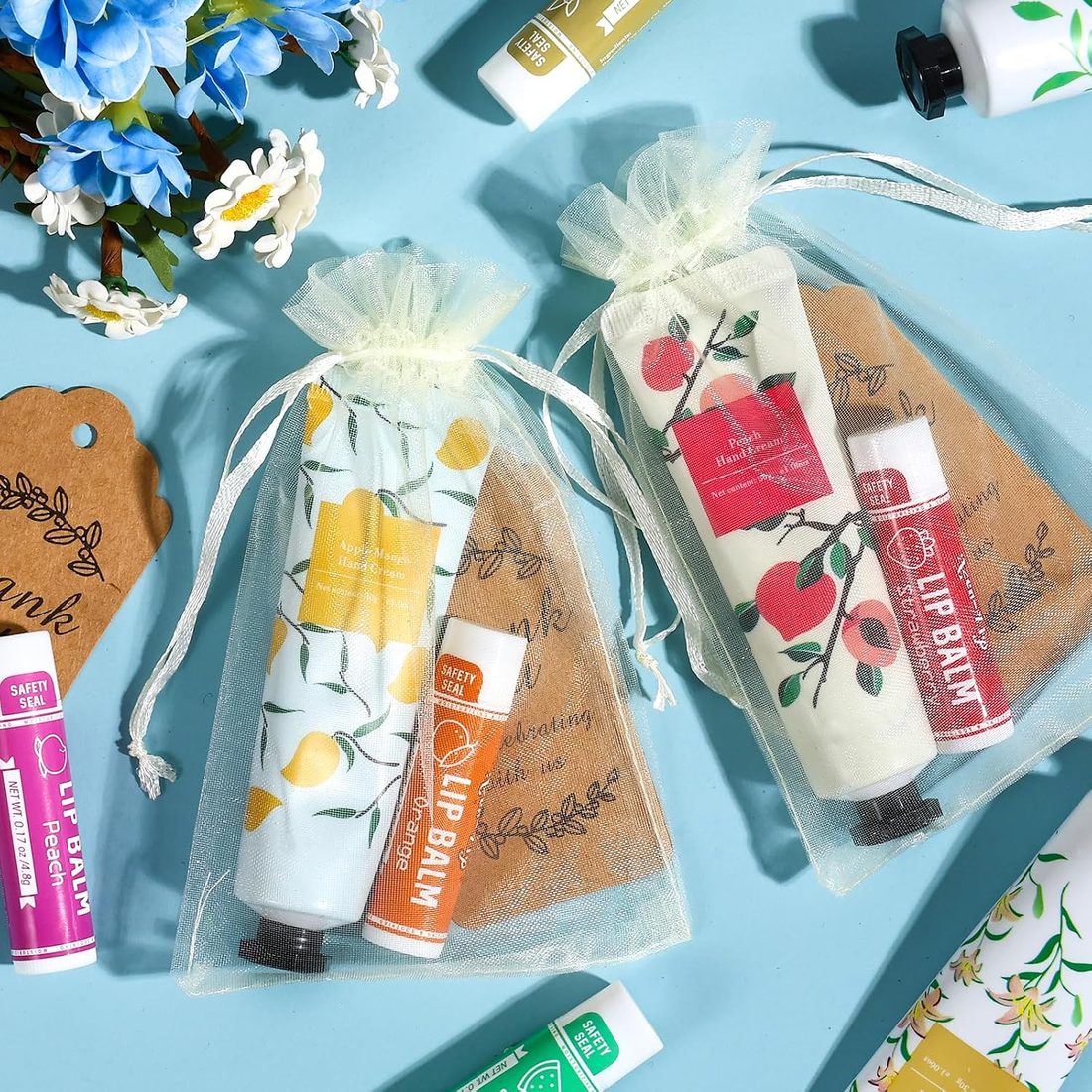 AZEN Hand Cream & Lip Balm Gift Set, 60 Sets, view 3