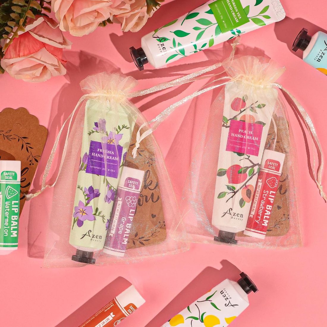 AZEN Hand Cream & Lip Balm Thank-You Set · 30 Sets, view 3