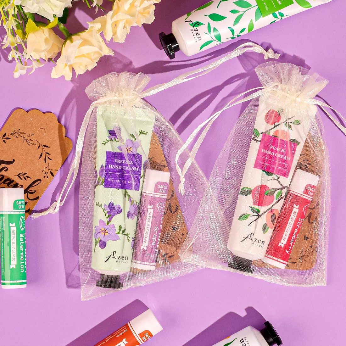 AZEN Hand Cream & Lip Balm Thank-You Set · 30 Sets, view 4