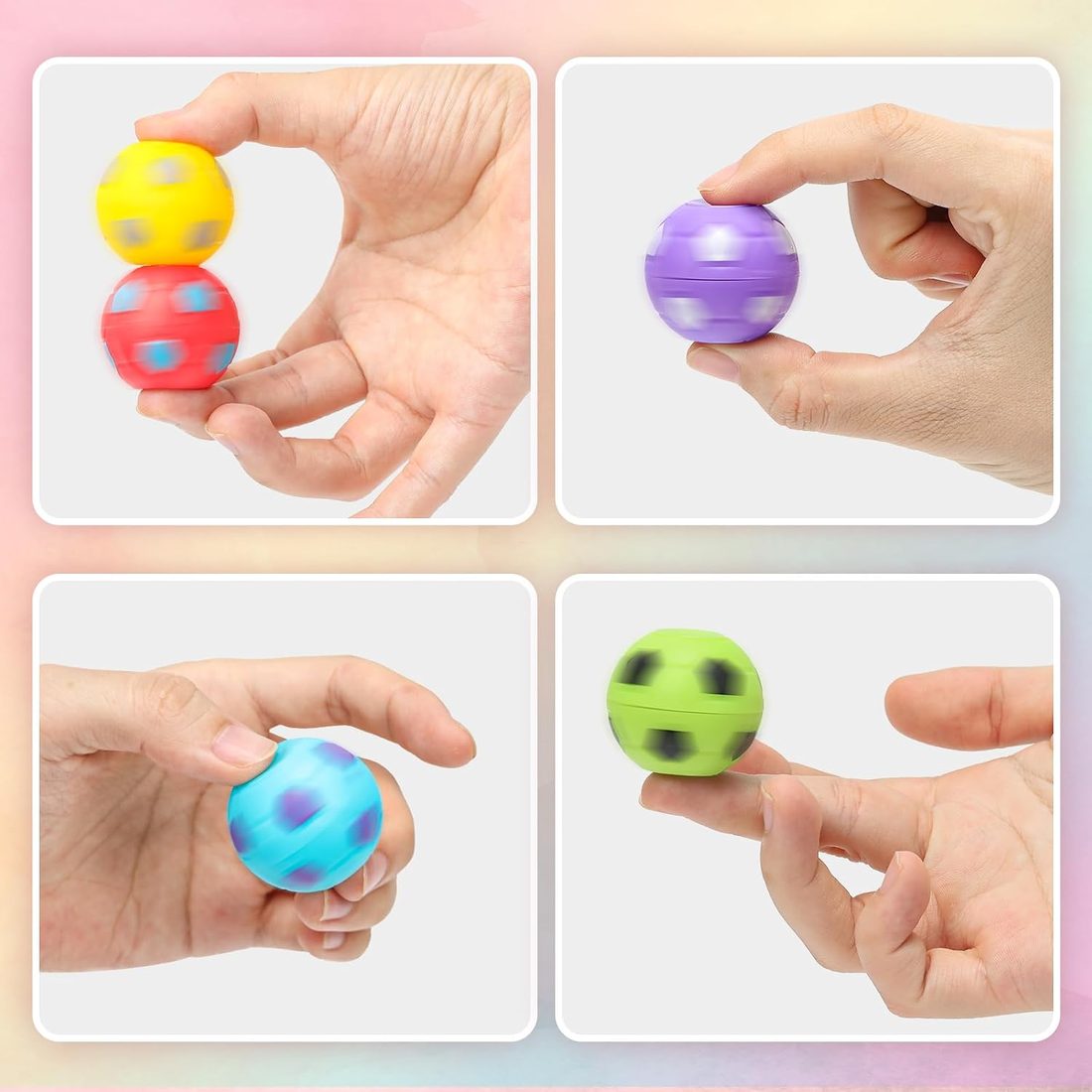 AZEN Mini Soccer Ball Fidget Spinners · 96 Pcs, view 2