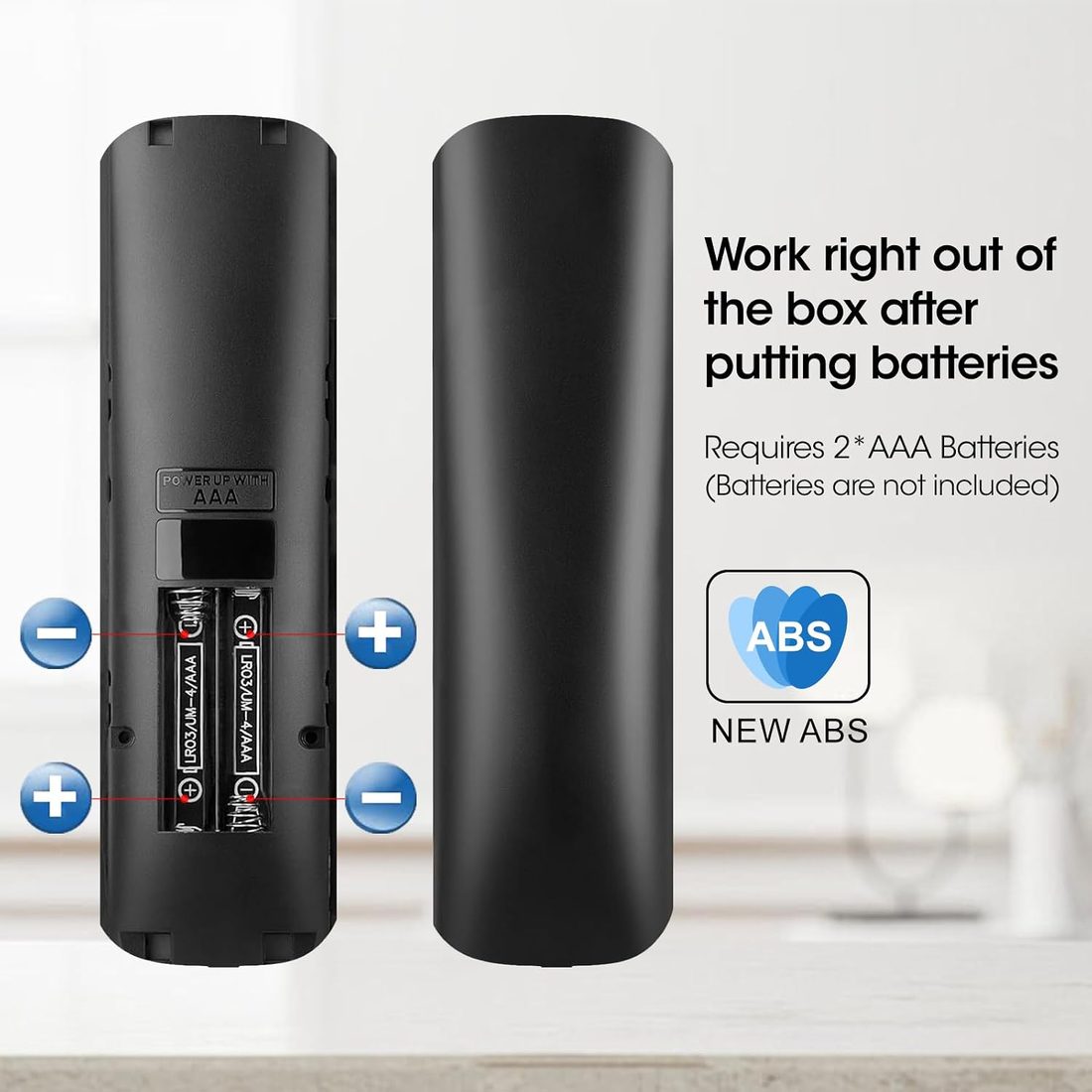 AZEN Replacement Remote for Roku TV · 3 Pack, view 4