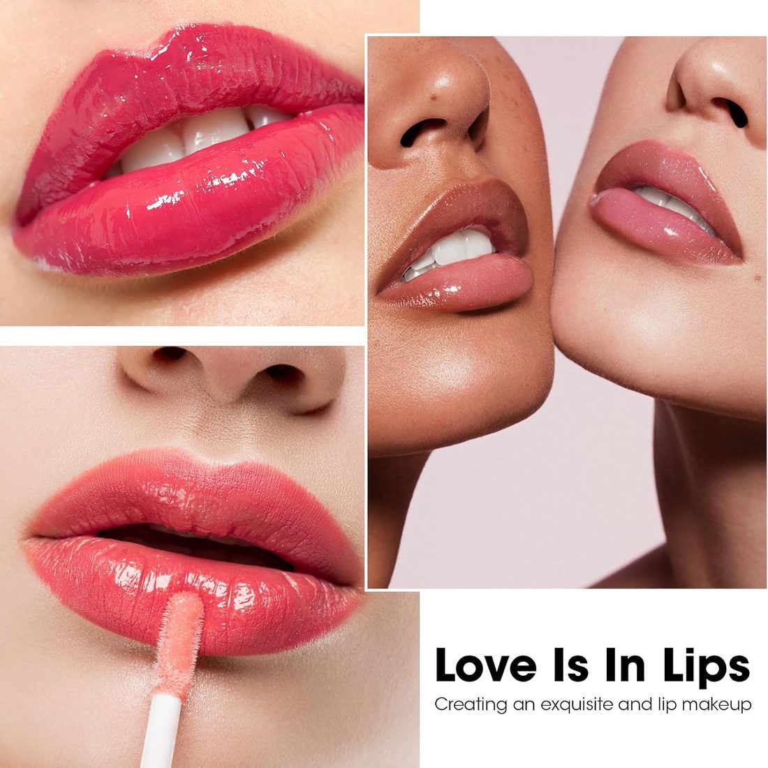 AZEN Shimmer Lip Gloss Set · 6 Pack, view 4