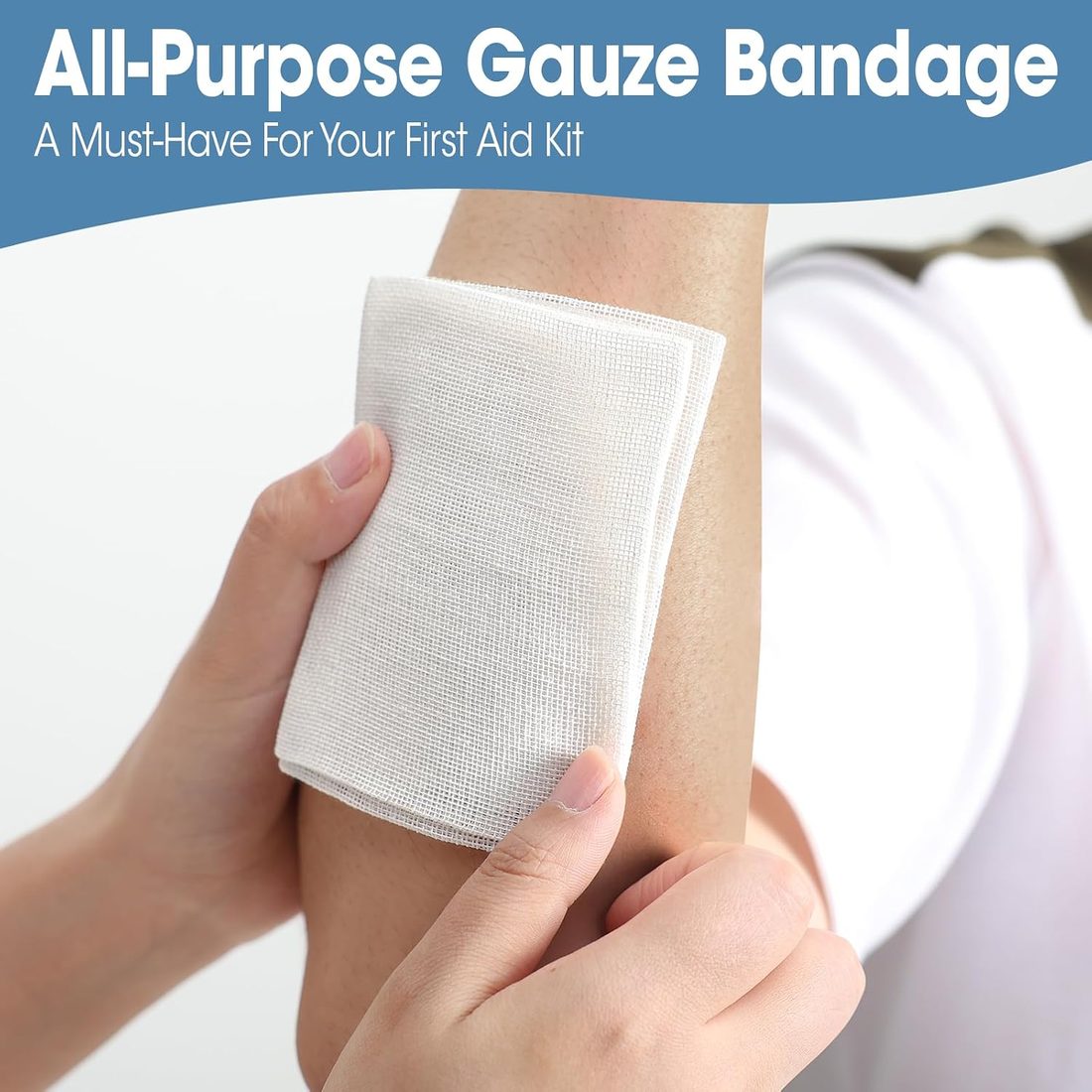 AZEN Sterile Gauze Pads, 3 × 4 in · 120 Count, view 6