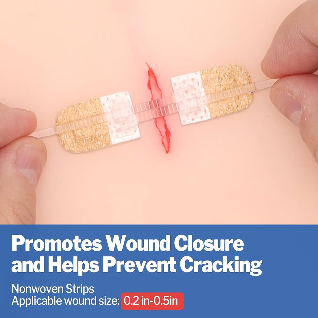 AZEN Wound Closure Kit · 10 Butterfly Strips + 6 Zip Closures, view 5